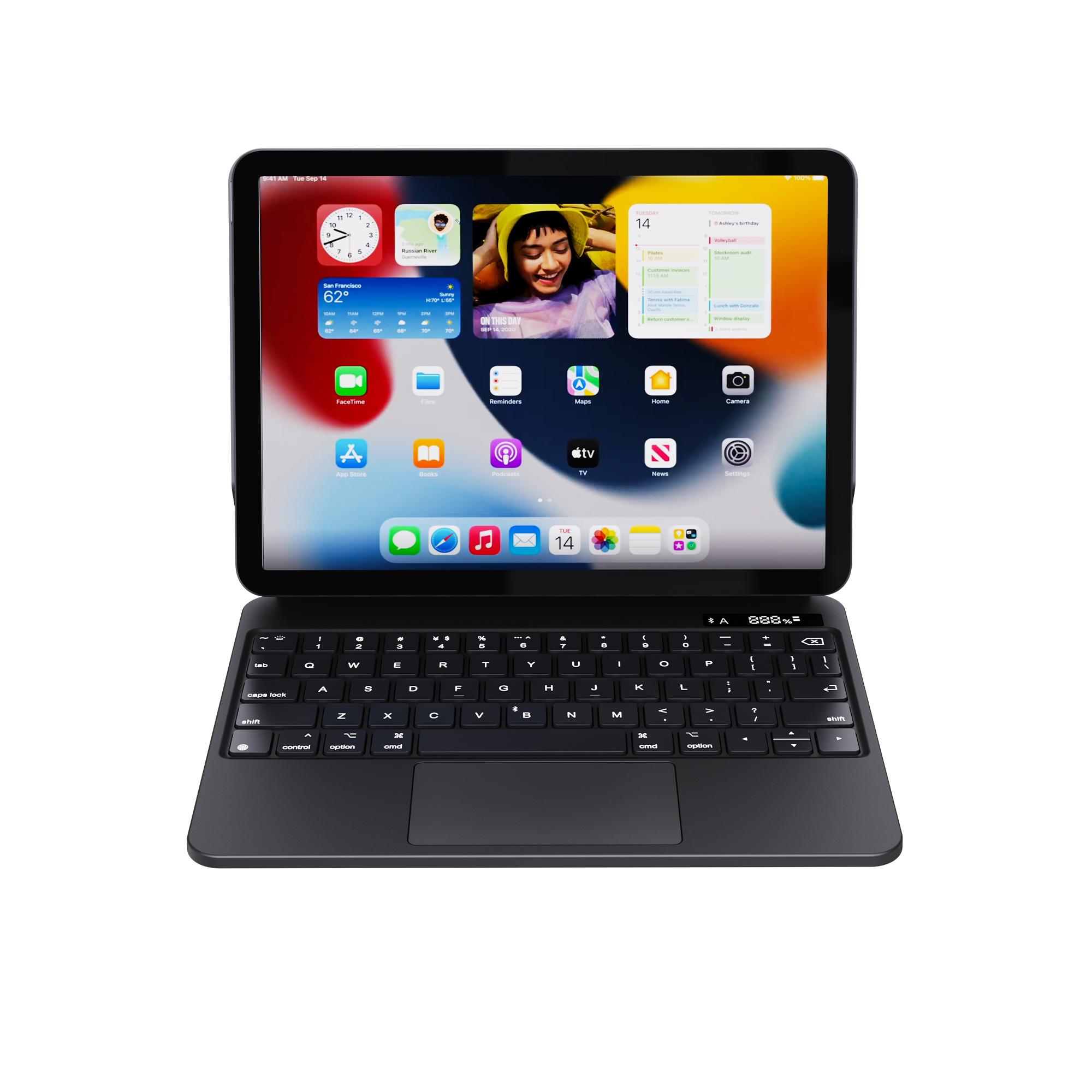 EB123 ipad 魔术键盘保护套